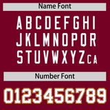 Custom Crimson Graffiti Pattern Personalized Multicolored Flames Print Authentic Baseball Jersey