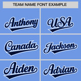 Custom Light Blue Graffiti Pattern Personalized Multicolored Flames Print Authentic Baseball Jersey