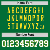 Custom Kelly Green Graffiti Pattern Personalized Multicolored Flames Print Authentic Baseball Jersey