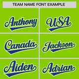 Custom Neon Green Graffiti Pattern Personalized Multicolored Flames Print Authentic Baseball Jersey