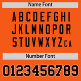 Custom Orange Graffiti Pattern Personalized Multicolored Flames Print Authentic Baseball Jersey