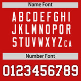 Custom Red Graffiti Pattern Personalized Multicolored Flames Print Authentic Baseball Jersey