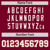 Custom Crimson Graffiti Pattern Personalized Multicolored Flames Print Authentic Baseball Jersey