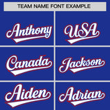 Custom Royal Graffiti Pattern Personalized Multicolored Flames Print Authentic Baseball Jersey