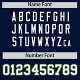 Custom Navy Graffiti Pattern Personalized Multicolored Flames Print Authentic Baseball Jersey