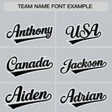 Custom Silver Graffiti Pattern Personalized Multicolored Flames Print Authentic Baseball Jersey