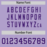 Custom Light Purple Graffiti Pattern Personalized Multicolored Flames Print Authentic Baseball Jersey