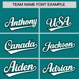 Custom Aqua Graffiti Pattern Personalized Multicolored Flames Print Authentic Baseball Jersey