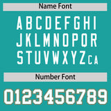 Custom Aqua Graffiti Pattern Personalized Multicolored Flames Print Authentic Baseball Jersey