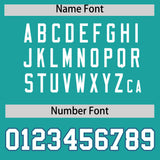 Custom Aqua Graffiti Pattern Personalized Multicolored Flames Print Authentic Baseball Jersey