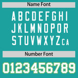 Custom Aqua Graffiti Pattern Personalized Multicolored Flames Print Authentic Baseball Jersey