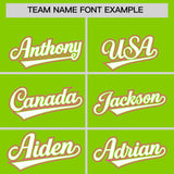 Custom Neon Green Graffiti Pattern Personalized Multicolored Flames Print Authentic Baseball Jersey