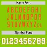 Custom Neon Green Graffiti Pattern Personalized Multicolored Flames Print Authentic Baseball Jersey