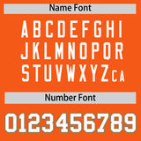 Custom Orange Graffiti Pattern Personalized Multicolored Flames Print Authentic Baseball Jersey