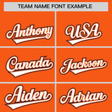 Custom Orange Graffiti Pattern Personalized Multicolored Flames Print Authentic Baseball Jersey