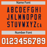 Custom Orange Graffiti Pattern Personalized Multicolored Flames Print Authentic Baseball Jersey