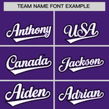Custom Purple Graffiti Pattern Personalized Multicolored Flames Print Authentic Baseball Jersey