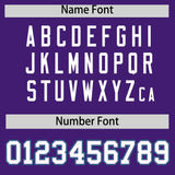 Custom Purple Graffiti Pattern Personalized Multicolored Flames Print Authentic Baseball Jersey