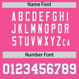 Custom Pink Graffiti Pattern Personalized Multicolored Flames Print Authentic Baseball Jersey