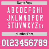 Custom Pink Graffiti Pattern Personalized Multicolored Flames Print Authentic Baseball Jersey