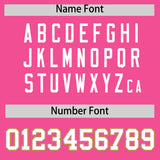 Custom Pink Graffiti Pattern Personalized Multicolored Flames Print Authentic Baseball Jersey