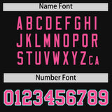 Custom Black Graffiti Pattern Personalized Multicolored Flames Print Authentic Baseball Jersey