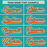 Custom Aqua Graffiti Pattern Personalized Multicolored Flames Print Authentic Baseball Jersey