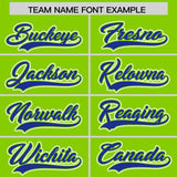 Custom Neon Green Graffiti Pattern Personalized Multicolored Flames Print Authentic Baseball Jersey
