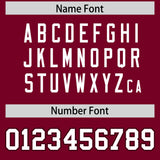 Custom Crimson Graffiti Pattern Personalized Multicolored Flames Print Authentic Baseball Jersey