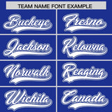Custom Royal Graffiti Pattern Personalized Multicolored Flames Print Authentic Baseball Jersey