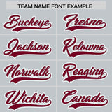 Custom Silver Graffiti Pattern Personalized Multicolored Flames Print Authentic Baseball Jersey