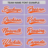 Custom Light Purple Graffiti Pattern Personalized Multicolored Flames Print Authentic Baseball Jersey