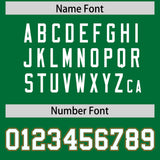 Custom Kelly Green Graffiti Pattern Personalized Multicolored Flames Print Authentic Baseball Jersey