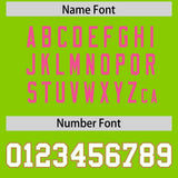 Custom Neon Green Graffiti Pattern Personalized Multicolored Flames Print Authentic Baseball Jersey