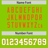 Custom Neon Green Graffiti Pattern Personalized Multicolored Flames Print Authentic Baseball Jersey