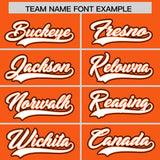Custom Orange Graffiti Pattern Personalized Multicolored Flames Print Authentic Baseball Jersey