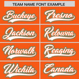 Custom Orange Graffiti Pattern Personalized Multicolored Flames Print Authentic Baseball Jersey
