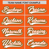Custom Orange Graffiti Pattern Personalized Multicolored Flames Print Authentic Baseball Jersey