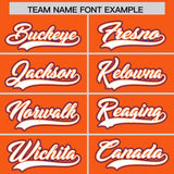 Custom Orange Graffiti Pattern Personalized Multicolored Flames Print Authentic Baseball Jersey