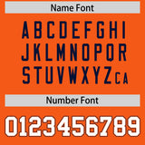 Custom Orange Graffiti Pattern Personalized Multicolored Flames Print Authentic Baseball Jersey