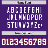 Custom Purple Graffiti Pattern Personalized Multicolored Flames Print Authentic Baseball Jersey