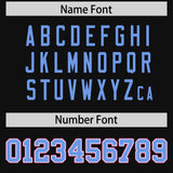 Custom Black Graffiti Pattern Personalized Multicolored Flames Print Authentic Baseball Jersey