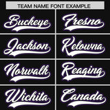 Custom Black Graffiti Pattern Personalized Multicolored Flames Print Authentic Baseball Jersey