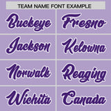 Custom Light Purple Graffiti Pattern Personalized Multicolored Flames Print Authentic Baseball Jersey