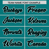 Custom Aqua Graffiti Pattern Personalized Multicolored Flames Print Authentic Baseball Jersey