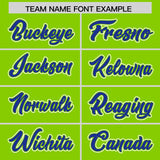 Custom Neon Green Graffiti Pattern Personalized Multicolored Flames Print Authentic Baseball Jersey