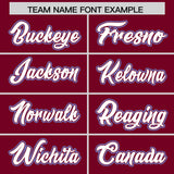 Custom Crimson Graffiti Pattern Personalized Multicolored Flames Print Authentic Baseball Jersey