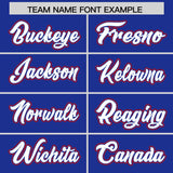 Custom Royal Graffiti Pattern Personalized Multicolored Flames Print Authentic Baseball Jersey
