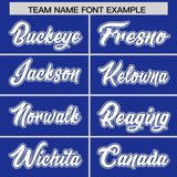 Custom Royal Graffiti Pattern Personalized Multicolored Flames Print Authentic Baseball Jersey