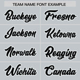 Custom Silver Graffiti Pattern Personalized Multicolored Flames Print Authentic Baseball Jersey